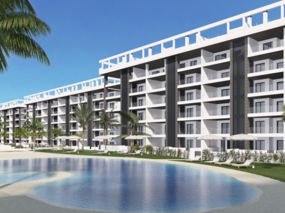 Ático en venta obra nueva con garaje en playa Torrevieja