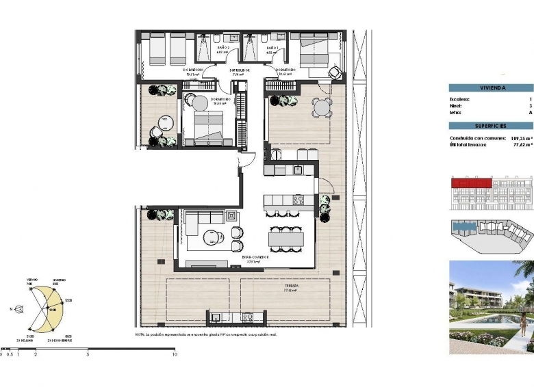 Ático en venta obra nueva con garaje en Torre Pacheco