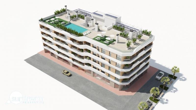 g_38941-7-19 Ático en venta obra nueva con piscina en Guardamar