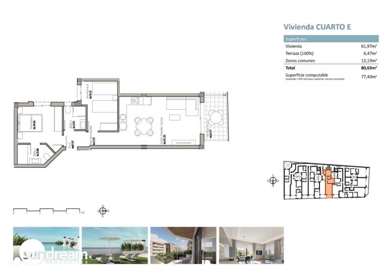 g_38941-7-20 Ático en venta obra nueva con piscina en Guardamar