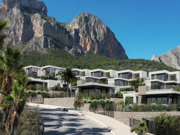 Chalet de obra nueva en venta en Polop Alicante