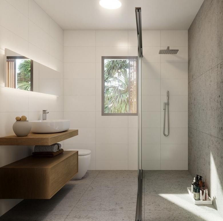 Villas Modernas con sótano y vistas al golf
