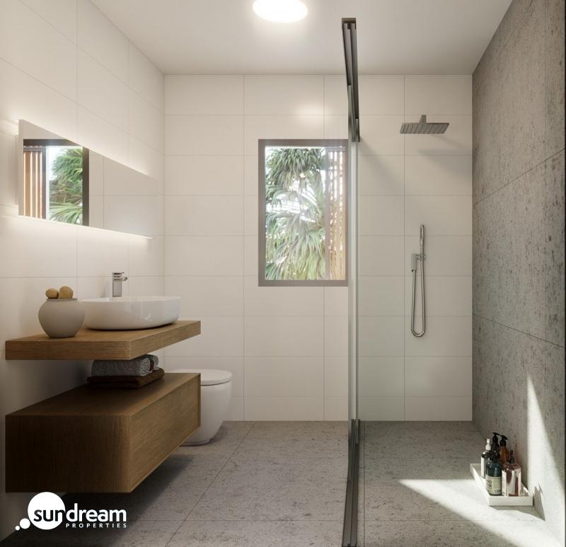 Villas Modernas con sótano y vistas al golf