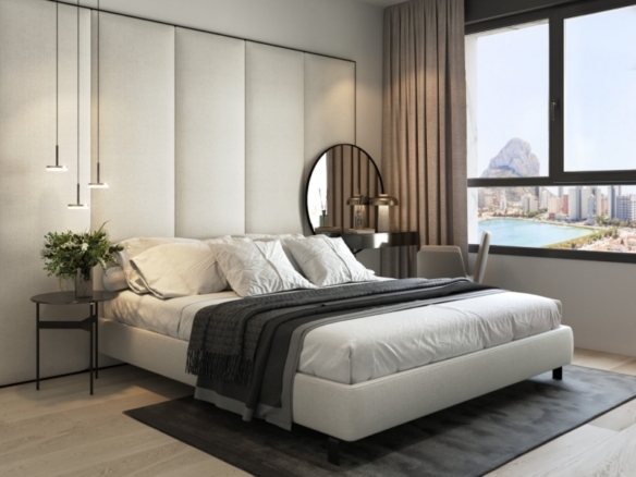 APARTAMENTO DE 3 DORMITORIOS EN UN EDIFICIO EMBLEMÁTICO DE CALPE, CERCA DEL MAR Y LA LAGUNA
