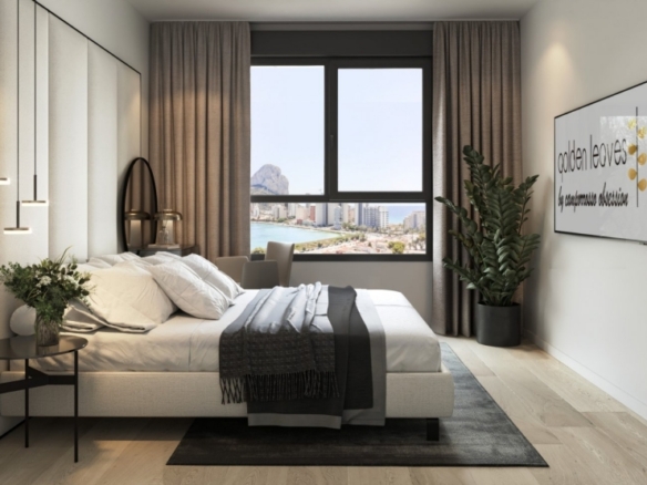 APARTAMENTO DE 3 DORMITORIOS EN UN EDIFICIO EMBLEMÁTICO DE CALPE, CERCA DEL MAR Y LA LAGUNA