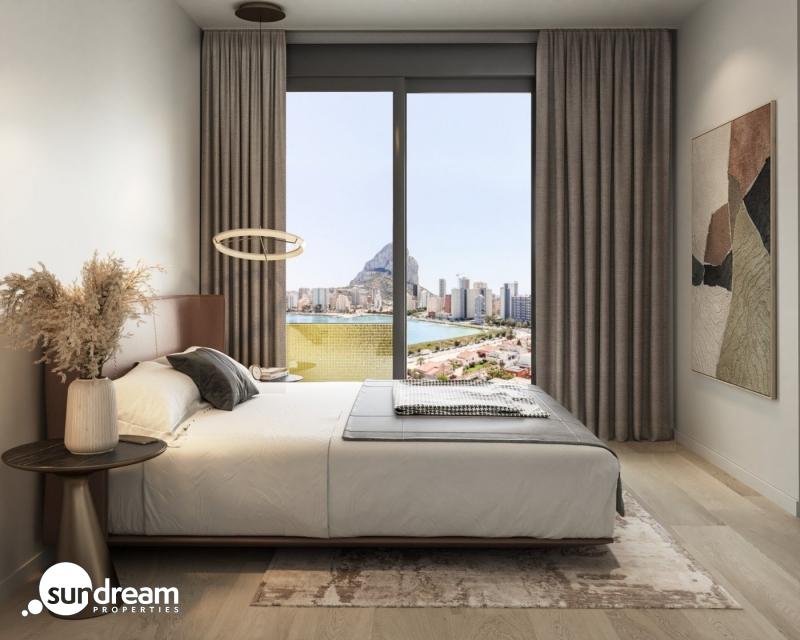 g_39608-7-8 APARTAMENTO DE 3 DORMITORIOS EN UN EDIFICIO EMBLEMÁTICO DE CALPE, CERCA DEL MAR Y LA LAGUNA