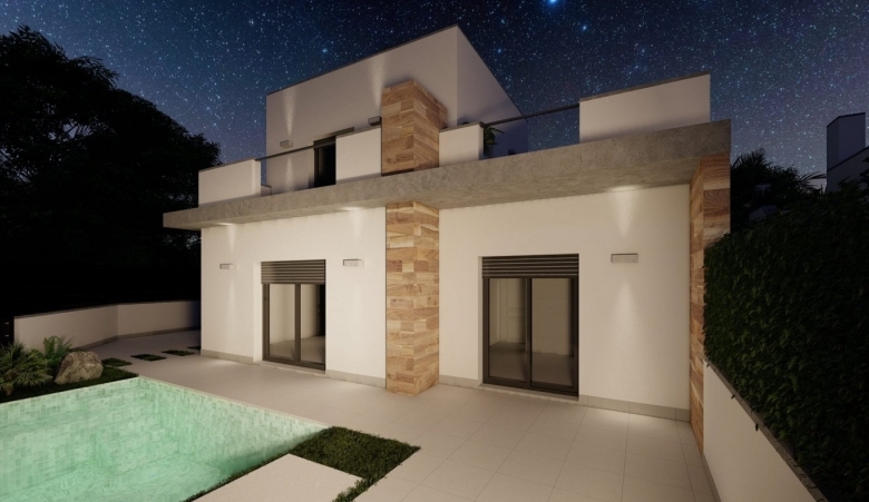 VILLAS PAREADAS LLAVE EN MANO DE OBRA NUEVA EN ROLDAN