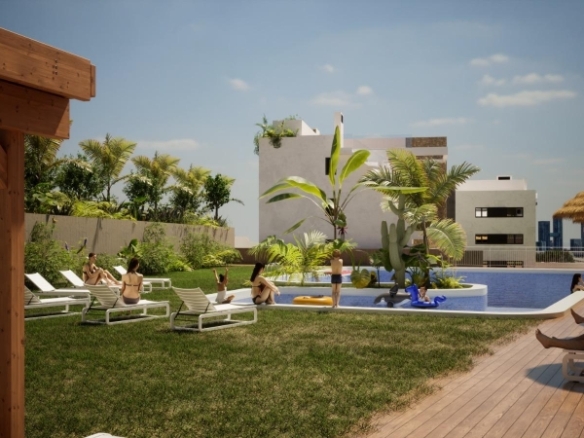 COMPLEJO RESIDENCIAL DE OBRA NUEVA CON VISTAS AL MAR EN FINESTRAT
