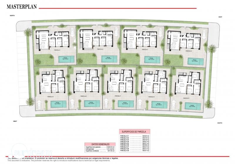 g_39684-5-8 VILLAS DE 3 DORM DE NUEVA CONSTRUCCIÓN EN ALHAMA DE MURCIA