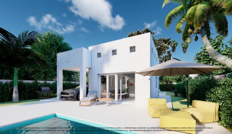 FANTÁSTICA VILLA EN UNA PLANTA DE NUEVA CONSTRUCCIÓN EN LOS ALCAZARES