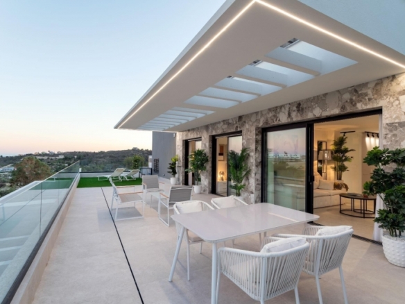 NUEVO COMPLEJO RESIDENCIAL DE APARTAMENTOS DE 2 DORMITORIOS CON VISTAS AL MAR EN FINESTRAT