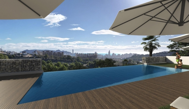 NUEVO COMPLEJO RESIDENCIAL DE APARTAMENTOS DE 2 DORMITORIOS CON VISTAS AL MAR EN FINESTRAT