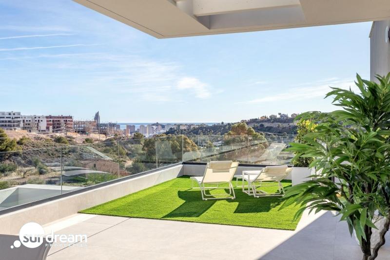 NUEVO COMPLEJO RESIDENCIAL DE APARTAMENTOS DE 2 DORMITORIOS CON VISTAS AL MAR EN FINESTRAT