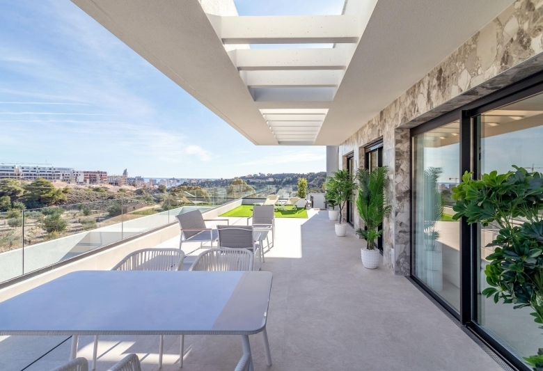 NUEVO COMPLEJO RESIDENCIAL DE APARTAMENTOS DE 2 DORMITORIOS CON VISTAS AL MAR EN FINESTRAT