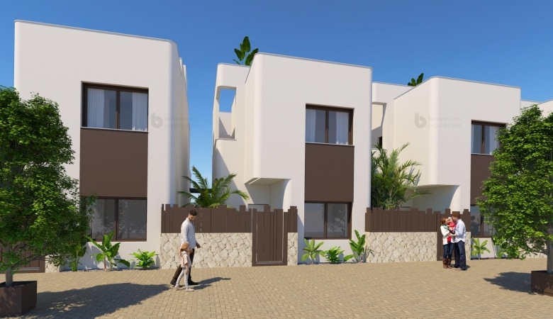 VILLA DE 3 DORMITORIOS DE OBRA NUEVA EN MIL PALMERAS