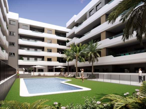 MODERNO APARTAMENTO DE PLANTA BAJA DE NUEVA CONSTRUCCIÓN DE 2 DORM. EN SANTA POLA