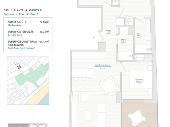 APARTAMENTO DE NUEVA CONSTRUCCIÓN EN EL CENTRO DE VILLAJOYOSA
