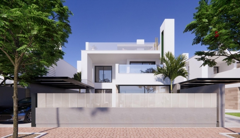 VILLA DE NUEVA CONSTRUCCIÓN CON 3 DORM.EN COMPLEJO PRIVADO EN LA REGIÓN DE MURCIA