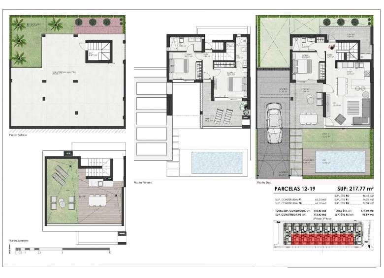 VILLA DE NUEVA CONSTRUCCIÓN CON 3 DORM.EN COMPLEJO PRIVADO EN LA REGIÓN DE MURCIA