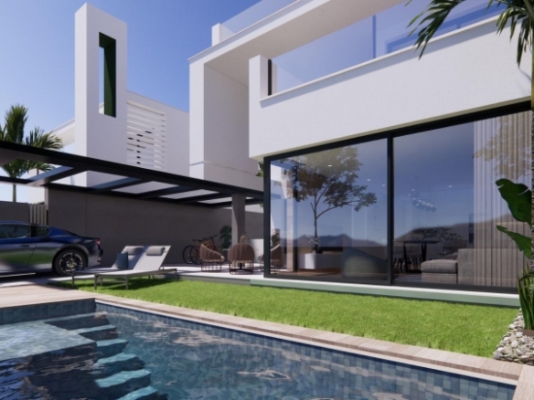 VILLA DE NUEVA CONSTRUCCIÓN CON 3 DORM.EN COMPLEJO PRIVADO EN LA REGIÓN DE MURCIA