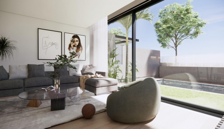 VILLA DE NUEVA CONSTRUCCIÓN CON 3 DORM.EN COMPLEJO PRIVADO EN LA REGIÓN DE MURCIA