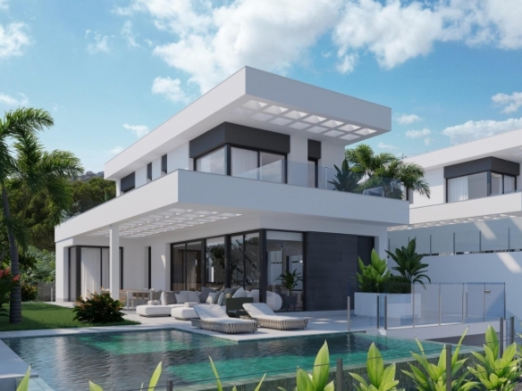 VILLA DE NUEVA CONSTRUCCIÓN CON 3 DORM. Y FABULOSAS VISTAS AL MAR EN FINESTRAT