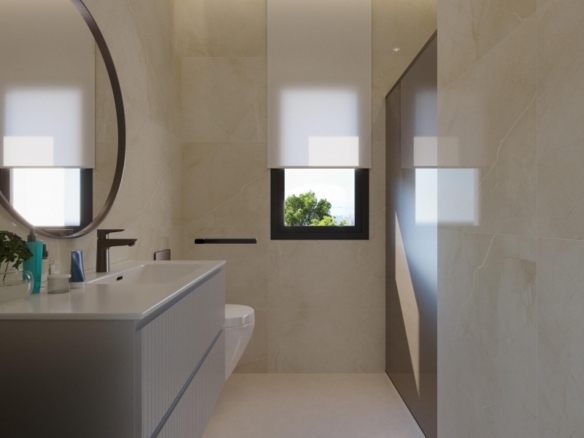 VILLA DE NUEVA CONSTRUCCIÓN CON 3 DORM. Y FABULOSAS VISTAS AL MAR EN FINESTRAT