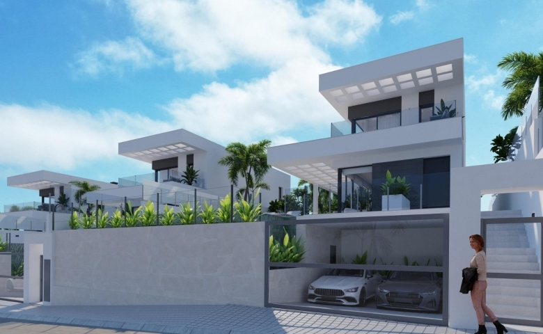 VILLA DE NUEVA CONSTRUCCIÓN CON 3 DORM. Y FABULOSAS VISTAS AL MAR EN FINESTRAT