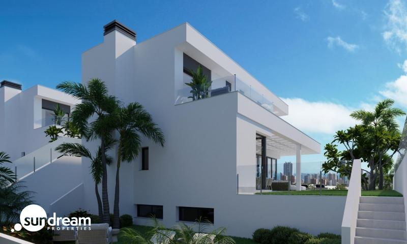 g_39970-4-24 VILLA DE NUEVA CONSTRUCCIÓN CON 3 DORM. Y FABULOSAS VISTAS AL MAR EN FINESTRAT