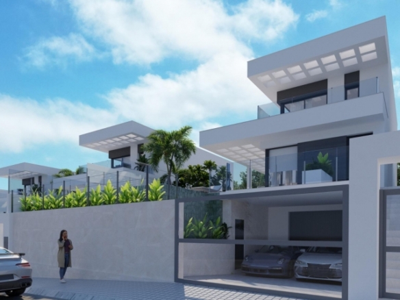 VILLA DE NUEVA CONSTRUCCIÓN CON 3 DORM. Y FABULOSAS VISTAS AL MAR EN FINESTRAT