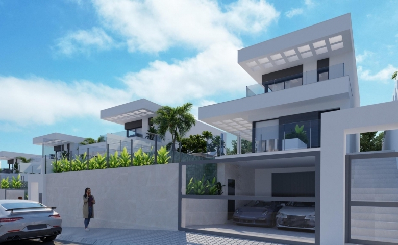 VILLA DE NUEVA CONSTRUCCIÓN CON 3 DORM. Y FABULOSAS VISTAS AL MAR EN FINESTRAT