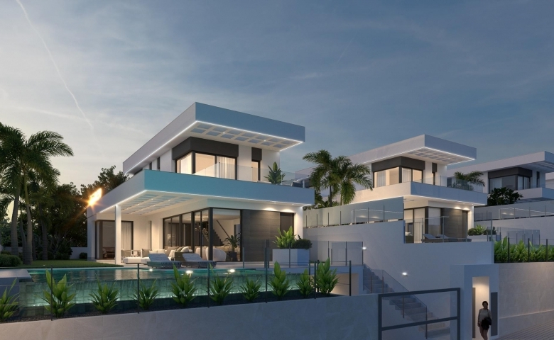 VILLA DE NUEVA CONSTRUCCIÓN CON 3 DORM. Y FABULOSAS VISTAS AL MAR EN FINESTRAT