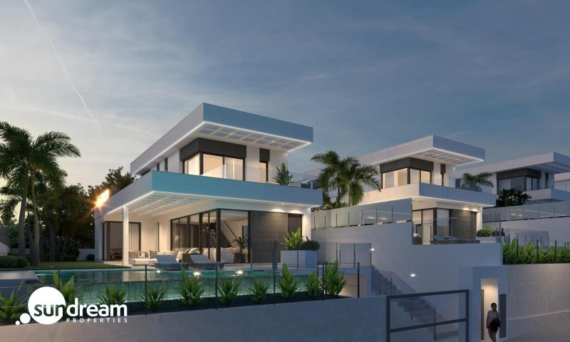 g_39970-4-26 VILLA DE NUEVA CONSTRUCCIÓN CON 3 DORM. Y FABULOSAS VISTAS AL MAR EN FINESTRAT