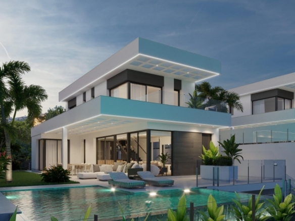 VILLA DE NUEVA CONSTRUCCIÓN CON 3 DORM. Y FABULOSAS VISTAS AL MAR EN FINESTRAT