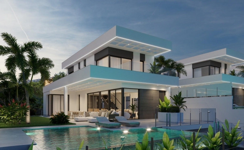 VILLA DE NUEVA CONSTRUCCIÓN CON 3 DORM. Y FABULOSAS VISTAS AL MAR EN FINESTRAT