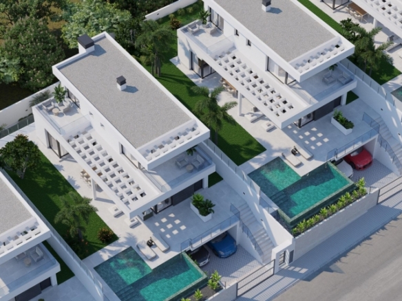 VILLA DE NUEVA CONSTRUCCIÓN CON 3 DORM. Y FABULOSAS VISTAS AL MAR EN FINESTRAT