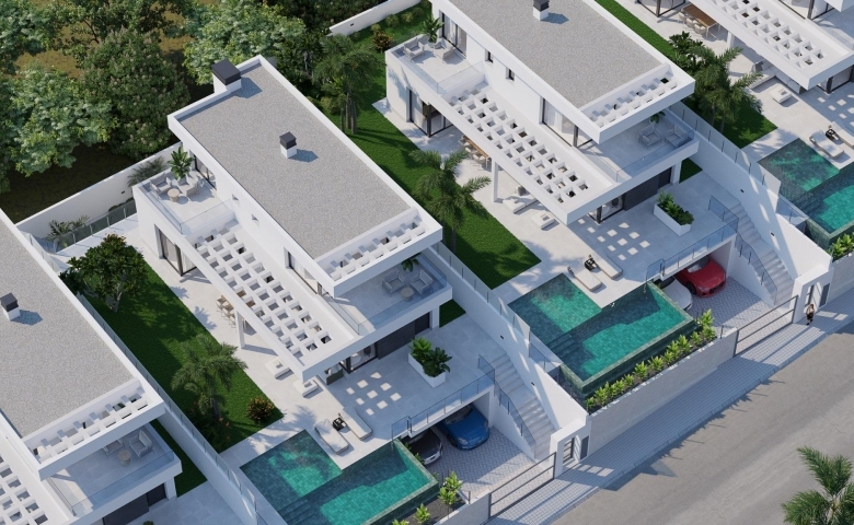 VILLA DE NUEVA CONSTRUCCIÓN CON 3 DORM. Y FABULOSAS VISTAS AL MAR EN FINESTRAT