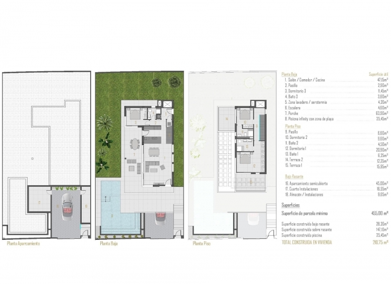 VILLA DE NUEVA CONSTRUCCIÓN CON 3 DORM. Y FABULOSAS VISTAS AL MAR EN FINESTRAT