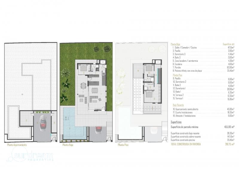 VILLA DE NUEVA CONSTRUCCIÓN CON 3 DORM. Y FABULOSAS VISTAS AL MAR EN FINESTRAT