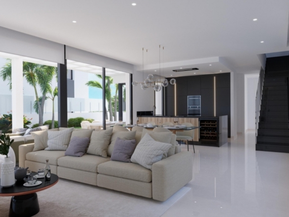 VILLA DE NUEVA CONSTRUCCIÓN CON 3 DORM. Y FABULOSAS VISTAS AL MAR EN FINESTRAT