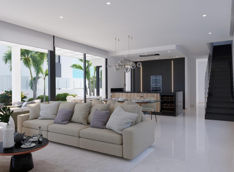 VILLA DE NUEVA CONSTRUCCIÓN CON 3 DORM. Y FABULOSAS VISTAS AL MAR EN FINESTRAT