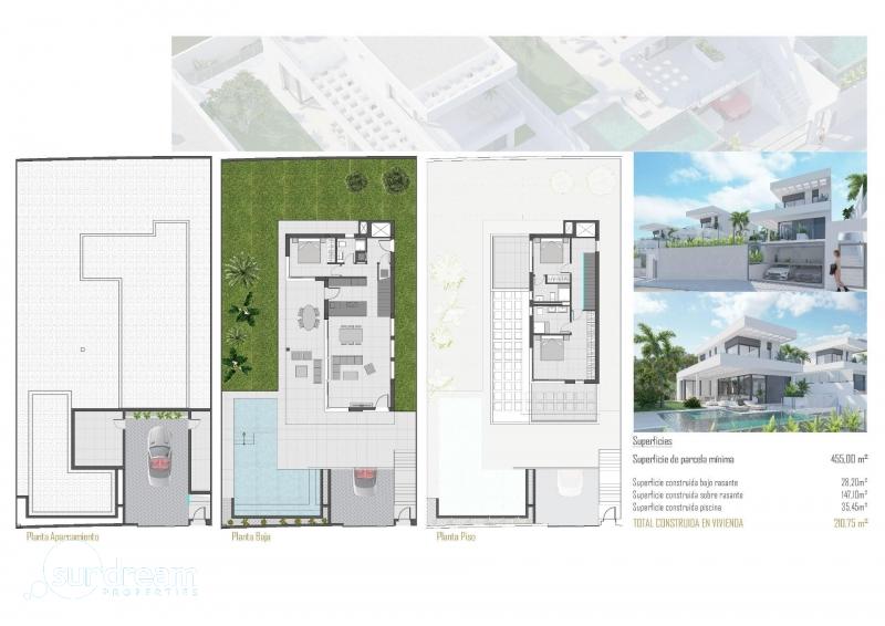 VILLA DE NUEVA CONSTRUCCIÓN CON 3 DORM. Y FABULOSAS VISTAS AL MAR EN FINESTRAT