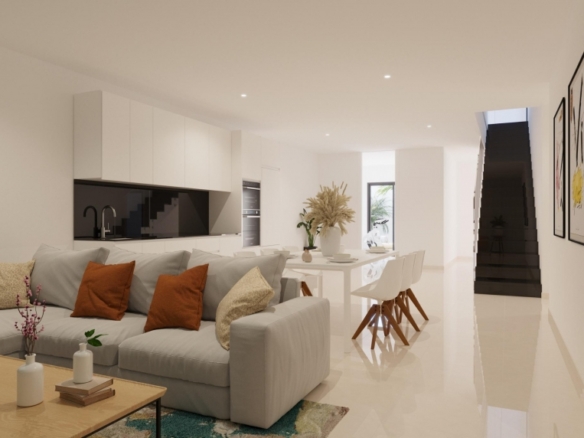 VILLA DE NUEVA CONSTRUCCIÓN CON 3 DORM. Y FABULOSAS VISTAS AL MAR EN FINESTRAT
