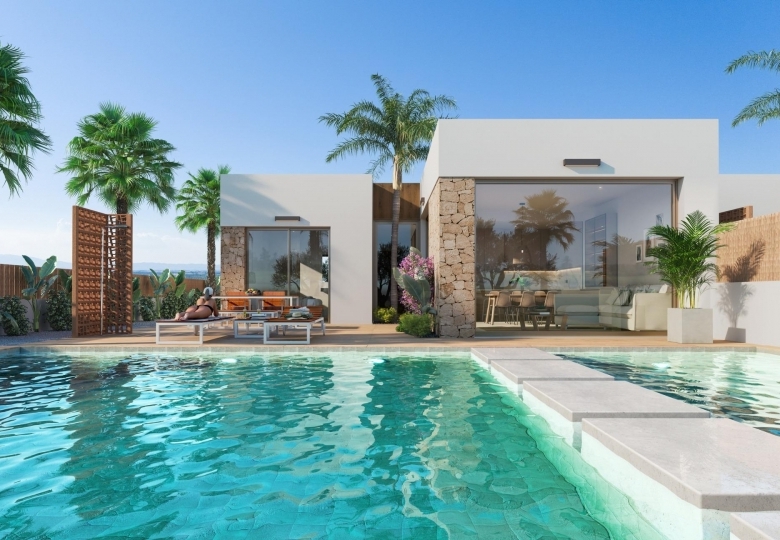 VILLA DE NUEVA CONSTRUCCIÓN EN UNA SOLA PLANTA DE 3 DORM. EN LOS ALCAZARES