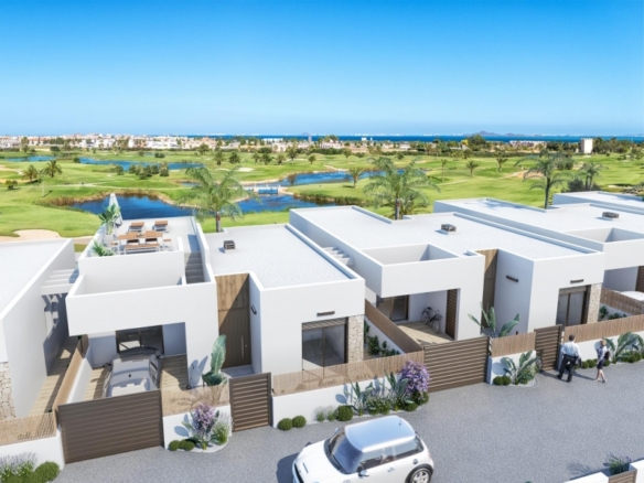 VILLA DE NUEVA CONSTRUCCIÓN EN UNA SOLA PLANTA DE 3 DORM. EN LOS ALCAZARES