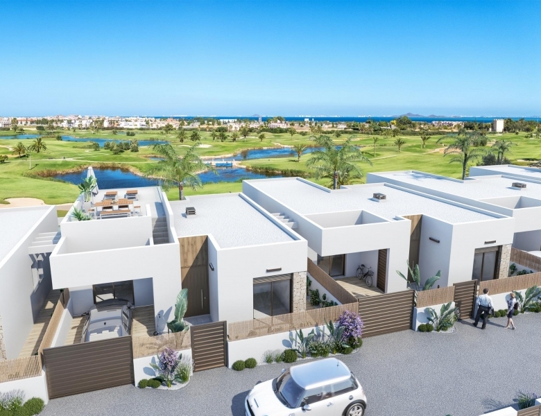 VILLA DE NUEVA CONSTRUCCIÓN EN UNA SOLA PLANTA DE 3 DORM. EN LOS ALCAZARES