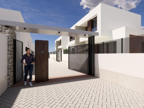 Urbanización moderna en Dolores de 8 chalets semi-adosados.