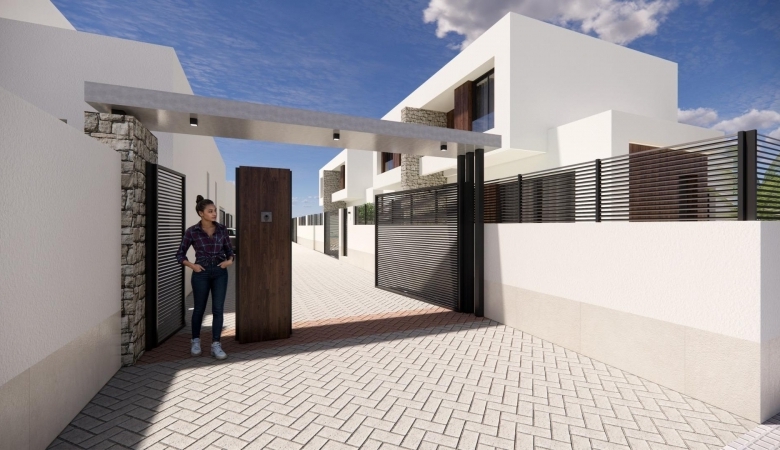 Urbanización moderna en Dolores de 8 chalets semi-adosados.