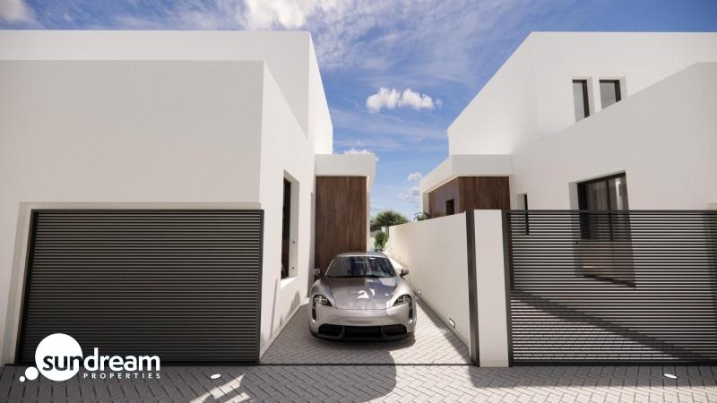 Urbanización moderna en Dolores de 8 chalets semi-adosados.