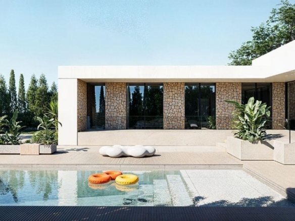 Villa de lujo a la venta con vistas a la Laguna rosa en El Chaparral